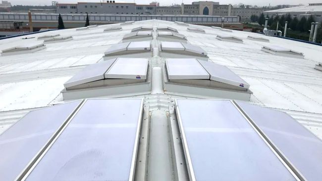 三角型電動采光排煙天窗